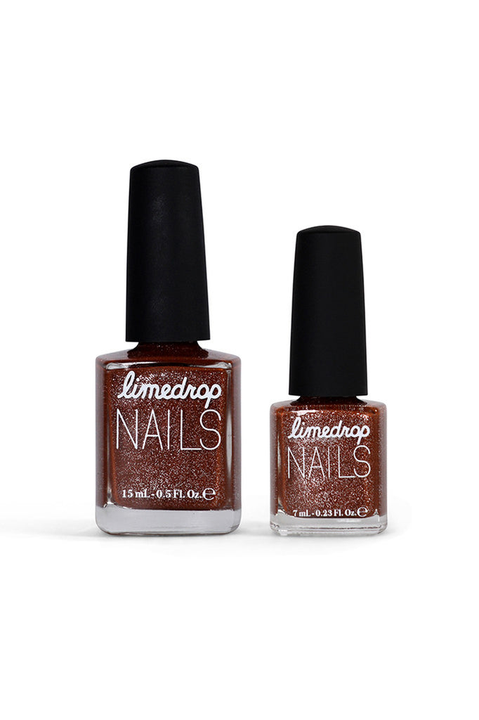 Gold Dust Limedrop Nail Polish