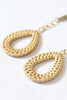 Droplet Natural Woven Earrings
