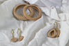 Droplet Natural Woven Earrings