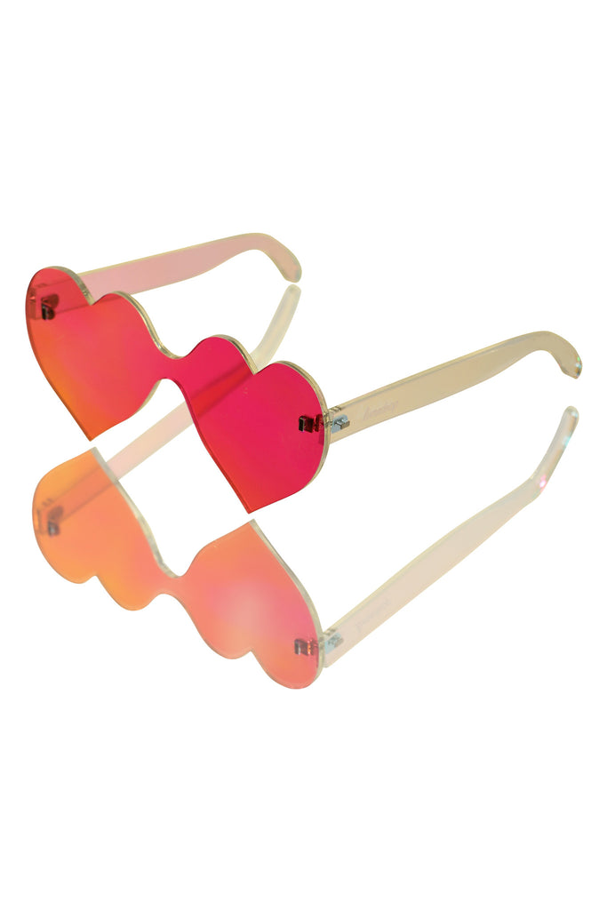 Novelty Heart Funglasses