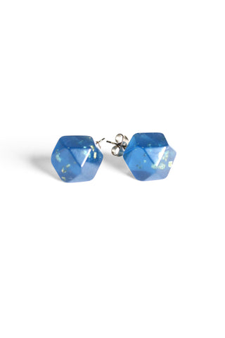 Metallic Resin Studs Blue