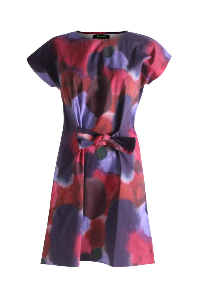 Watercolour Tie Dress