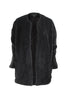 Black Teddy Fleece Lab Coat