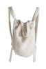 White Teddy Fleece Backpack