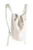 White Teddy Fleece Backpack