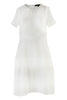 White Light Velvet Dress
