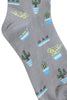 Grey Cactus Socks