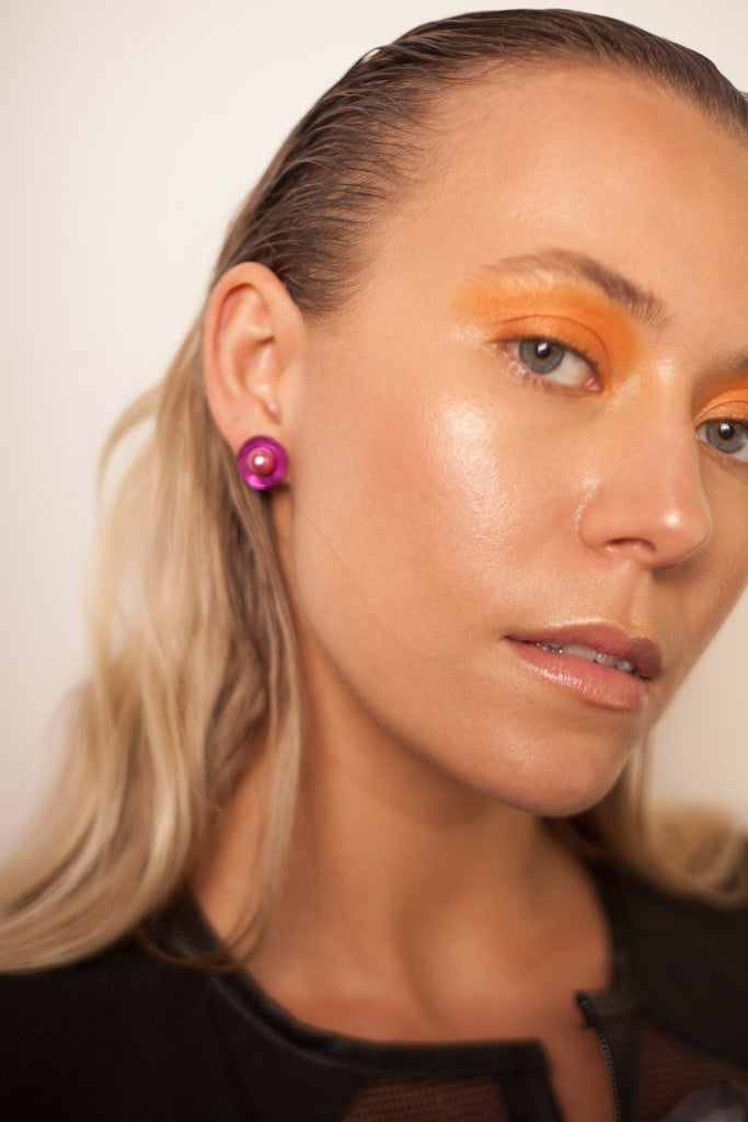 Electric Pink Earrings