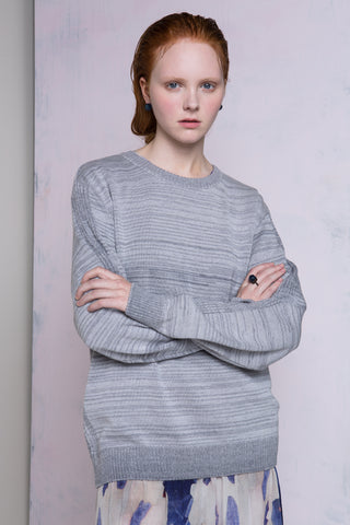 Grey Merino Wool Jumper