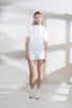 White Denim Bill Playsuit