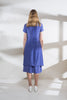 Blue Chalk Silk Shift Dress