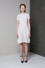 White Light Velvet Dress