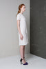 White Light Velvet Dress