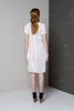 White Light Velvet Dress