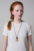 Gold Metallic Drop Necklace