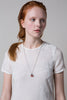 Metallic Mini Gem Necklace Rose