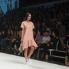 Blush Vegan Leather Dress