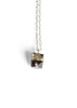 Metallic Mini Gem Necklace Black