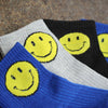 Blue Smiley Socks