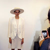 White Light Silk Blazer