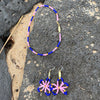 Pink Stripe Necklace