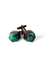 Metallic Resin Cufflinks Metallic Emerald