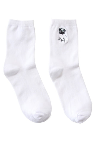 Pug Dog Socks