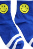 Blue Smiley Socks