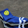 Blue Smiley Socks