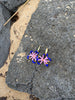 Pink Full Bloom Flower Earrings