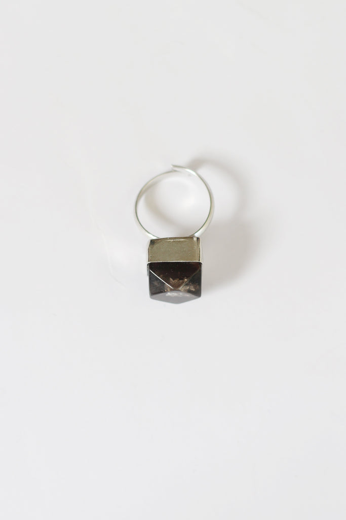 Metallic Resin Rings Metallic Black
