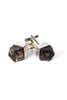 Metallic Resin Cufflinks Metallic Black