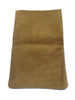 Suede Leather Pouch Tan Large